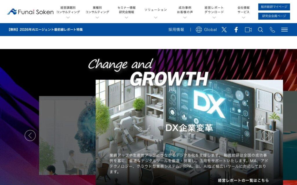 株式会社船井総合研究所の公式サイト